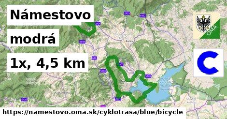 Námestovo Cyklotrasy modrá bicycle