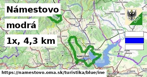 Námestovo Turistické trasy modrá iná