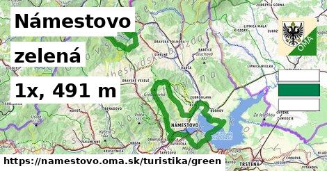 Námestovo Turistické trasy zelená 