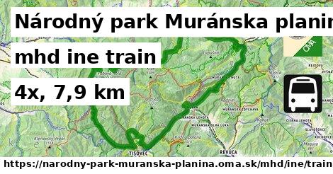 Národný park Muránska planina Doprava iná train