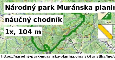 Národný park Muránska planina Turistické trasy iná náučný chodník