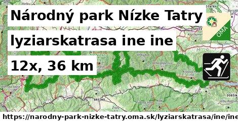 Národný park Nízke Tatry Lyžiarske trasy iná iná