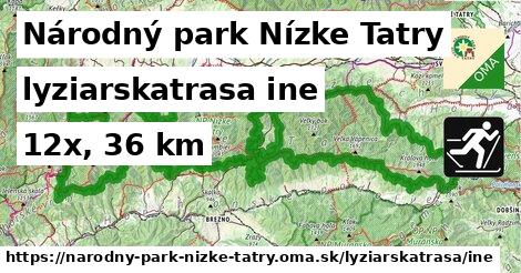 Národný park Nízke Tatry Lyžiarske trasy iná 