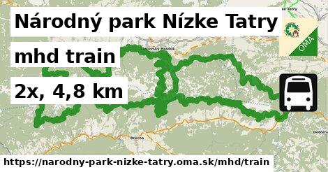 Národný park Nízke Tatry Doprava train 