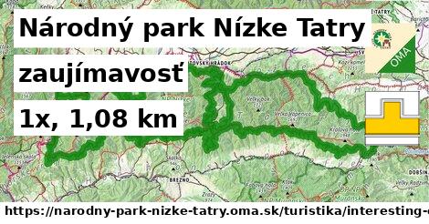 Národný park Nízke Tatry Turistické trasy zaujímavosť 