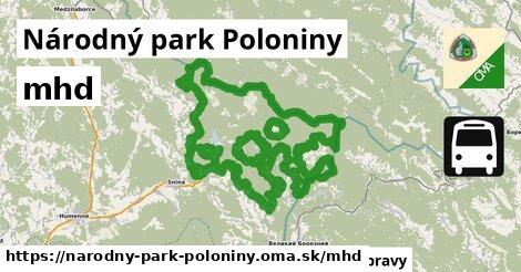 Národný park Poloniny Doprava  