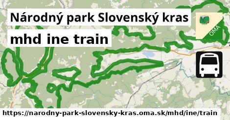 Národný park Slovenský kras Doprava iná train