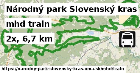 Národný park Slovenský kras Doprava train 