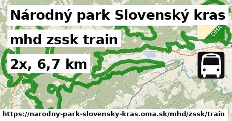 Národný park Slovenský kras Doprava zssk train