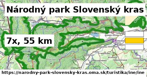 Národný park Slovenský kras Turistické trasy iná iná