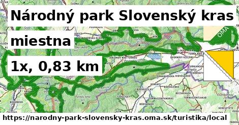 Národný park Slovenský kras Turistické trasy miestna 