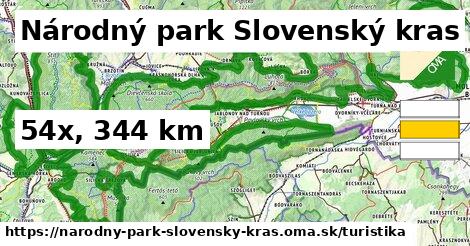 Národný park Slovenský kras Turistické trasy  