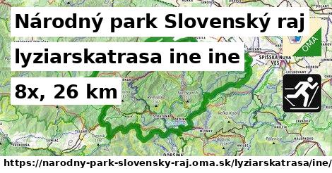 Národný park Slovenský raj Lyžiarske trasy iná iná