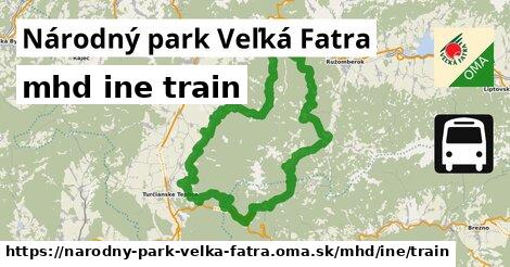 Národný park Veľká Fatra Doprava iná train