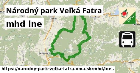 Národný park Veľká Fatra Doprava iná 