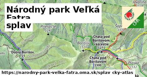 Národný park Veľká Fatra Splav  