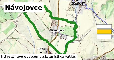 Návojovce Turistické trasy  