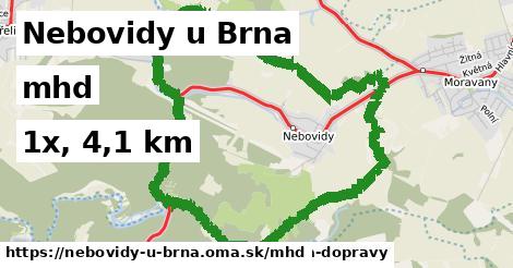 Nebovidy u Brna Doprava  