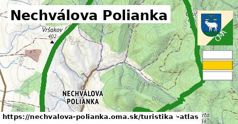 Nechválova Polianka Turistické trasy  