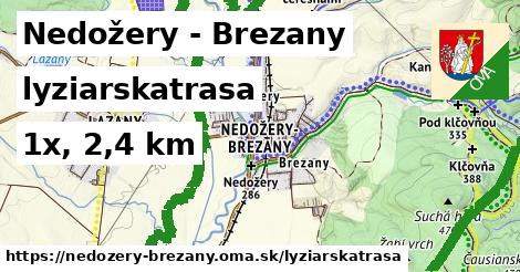 Nedožery - Brezany Lyžiarske trasy  