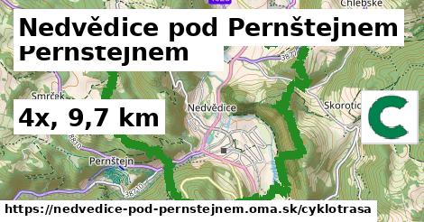 Nedvědice pod Pernštejnem Cyklotrasy  