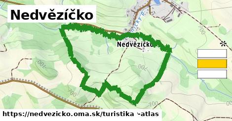 Nedvězíčko Turistické trasy  