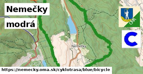 Nemečky Cyklotrasy modrá bicycle