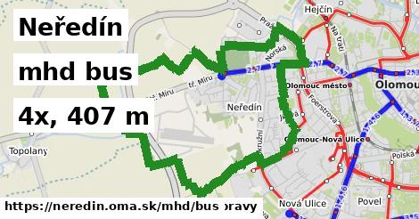 Neředín Doprava bus 
