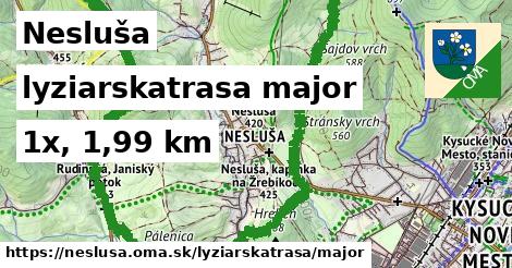 Nesluša Lyžiarske trasy hlavná 