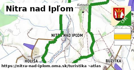 Nitra nad Ipľom Turistické trasy  