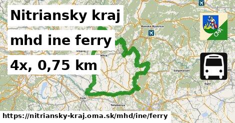 Nitriansky kraj Doprava iná ferry