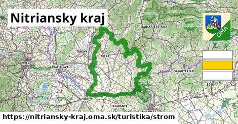 Nitriansky kraj Turistické trasy strom 