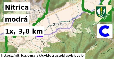 Nitrica Cyklotrasy modrá bicycle