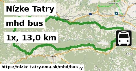 Nízke Tatry Doprava bus 