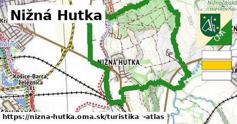 Nižná Hutka Turistické trasy  