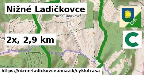 Nižné Ladičkovce Cyklotrasy  