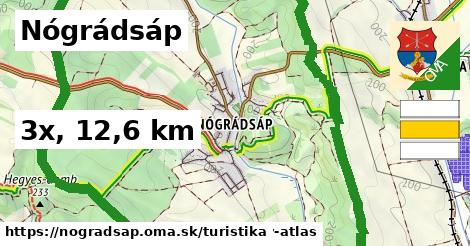 Nógrádsáp Turistické trasy  