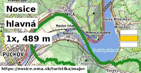 Nosice Turistické trasy hlavná 