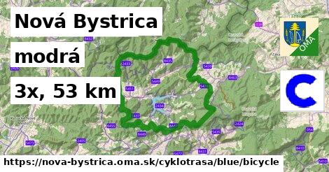 Nová Bystrica Cyklotrasy modrá bicycle
