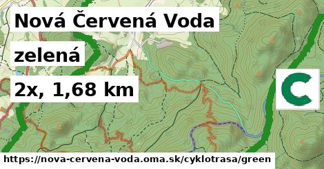 Nová Červená Voda Cyklotrasy zelená 