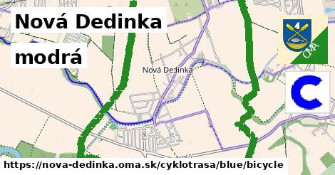 Nová Dedinka Cyklotrasy modrá bicycle