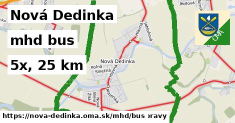 Nová Dedinka Doprava bus 