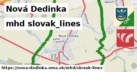 Nová Dedinka Doprava slovak-lines 