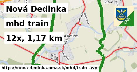 Nová Dedinka Doprava train 