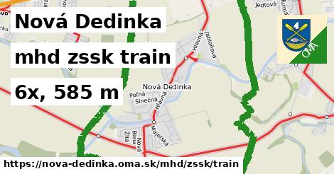 Nová Dedinka Doprava zssk train