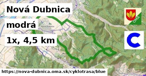 Nová Dubnica Cyklotrasy modrá 