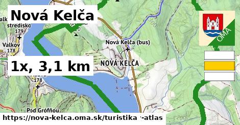 Nová Kelča Turistické trasy  