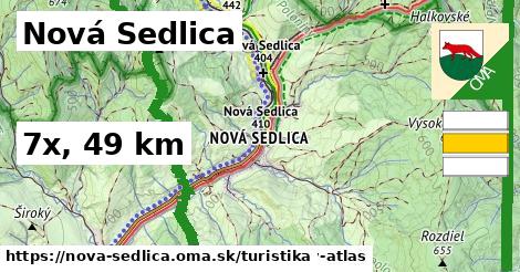 Nová Sedlica Turistické trasy  