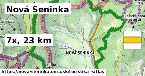 Nová Seninka Turistické trasy  