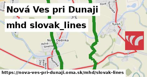 Nová Ves pri Dunaji Doprava slovak-lines 